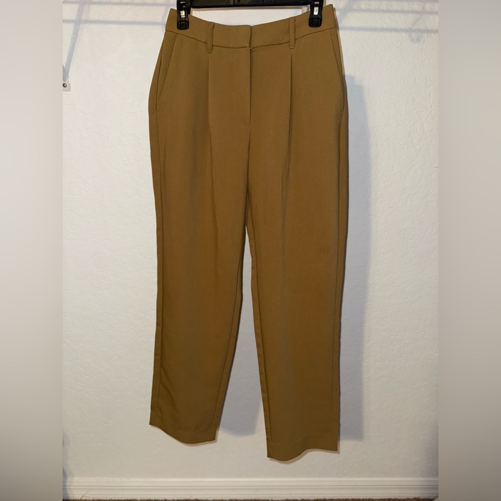 Elegant Tan Women's Trousers